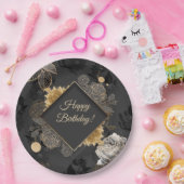 Aangepaste Floral Papieren Bordje (Feest)