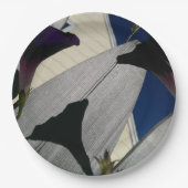 Aangepaste Floral Party Papieren Bordje (Voorkant)