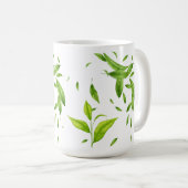 Aangepaste Floral Pattern Coffee Mok (Voorkant rechts)