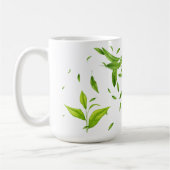 Aangepaste Floral Pattern Coffee Mok (Links)