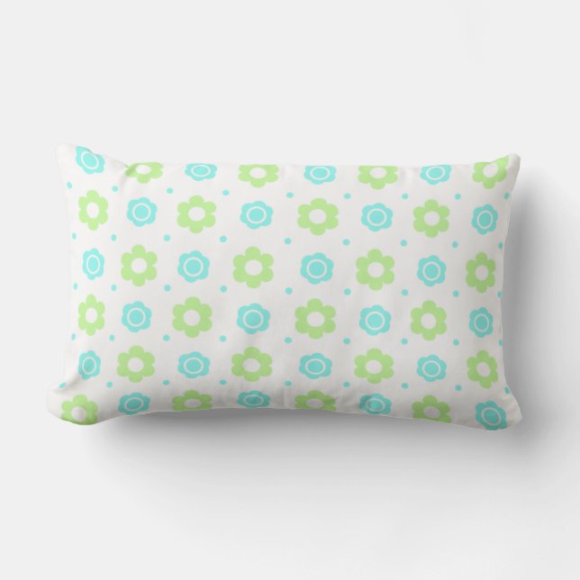 Aangepaste Floral Pillow Kussen (Voorkant)