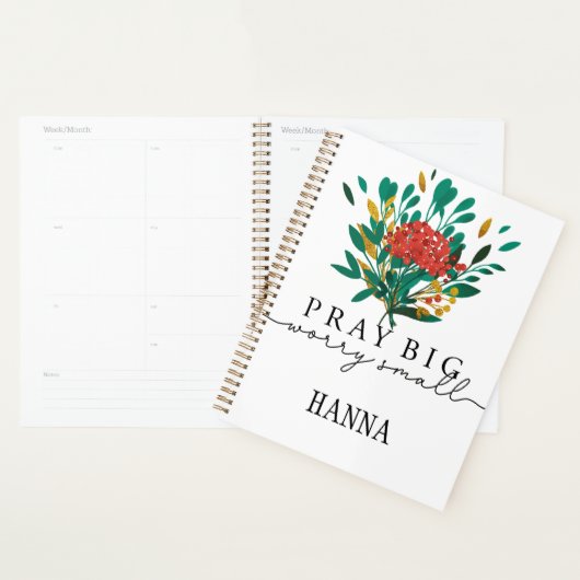 Aangepaste Floral Prayer Motivatie planner (Display)