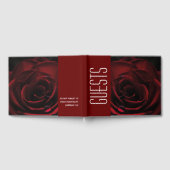 Aangepaste Floral RED ROSE Gastenboek (Volledig)