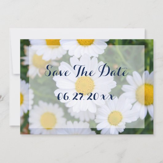 Aangepaste Floral sla de datum van kaartenmaaltijd Kaart (Voorkant)