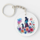 Aangepaste Floral Sleutelhanger (Voorkant)