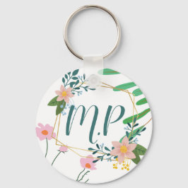 Aangepaste Floral Sleutelhanger