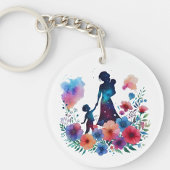 Aangepaste Floral Sleutelhanger