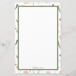 Aangepaste Floral Stationery