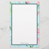 Aangepaste Floral Stationery Briefpapier (Voorkant)