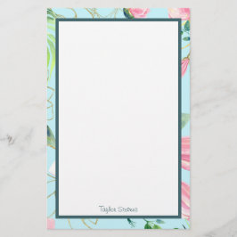 Aangepaste Floral Stationery Briefpapier