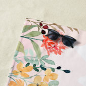 Aangepaste Floral Strandlaken (In situ)