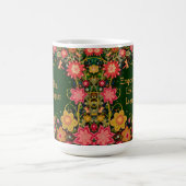 Aangepaste  Floral Teacher Naam en Quote Koffiemok (Center)