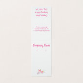 Aangepaste Floral Tented Oorbel Display Kaarten (Buitenkant ongevouwen)