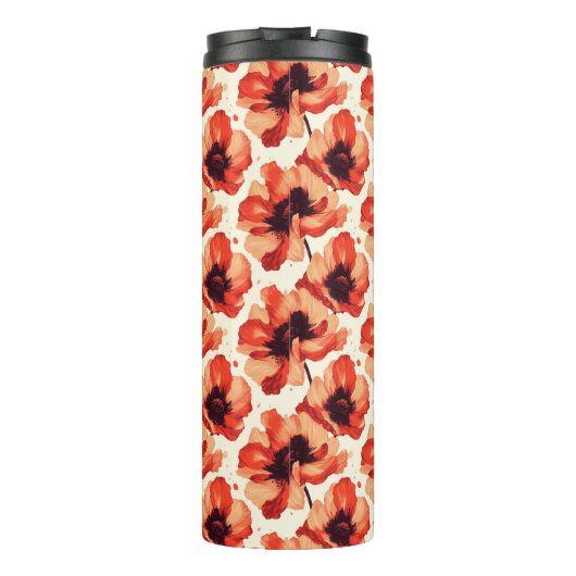 Aangepaste Floral Thermosbeker (Achterkant)