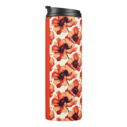 Aangepaste Floral Thermosbeker (Geroteerd rechts)