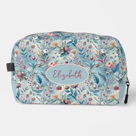 Aangepaste Floral Toilettasje (Voorkant)