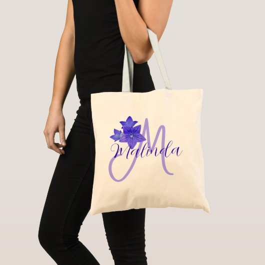 Aangepaste Floral Tote Bag (Voorkant (product))