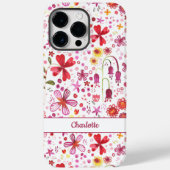 Aangepaste Floral-Waterverf Case-Mate iPhone Case (Achterkant)