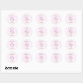 Aangepaste Floral Waterverf Envelope Sticker (Vel)