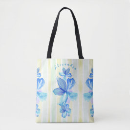 Aangepaste Floral-Waterverf Tote Bag