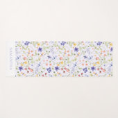 Aangepaste Floral-Waterverf Yogamat (Voorkant (horizontaal))