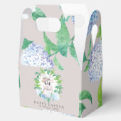 Aangepaste Floral Wreath Pasen Bedankdoosjes (Geopend)