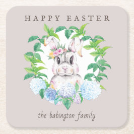 Aangepaste Floral Wreath Pasen Kartonnen Onderzetters