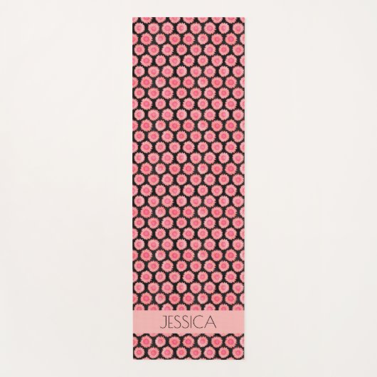 Aangepaste Floral Yogamat (Voorkant)