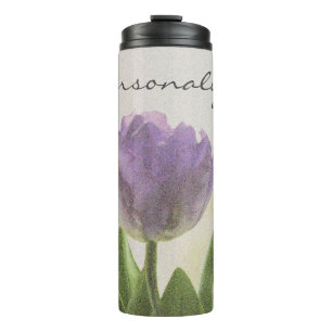 Aangepaste florale bloem thermische tumbler reismo thermosbeker