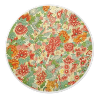 Aangepaste florale keramische deurknop knop