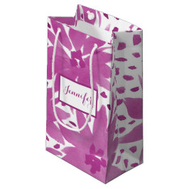 Aangepaste Florence Design Pink Color Gift Bag Klein Cadeauzakje