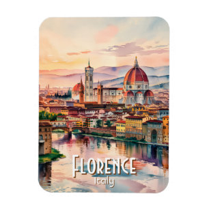 Aangepaste Florence Duomo Kathedraal Watercolor Sk Magneet