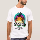 Aangepaste Florida Family Vacation Group Matching T-shirt (Voorkant)