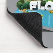Aangepaste Florida kaart & Silhouet - Gepersonalis Muismat (Hoek)