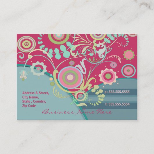 Aangepaste Florist/ander Visitekaartje (Voorkant)