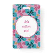 Aangepaste florroze naam moeder