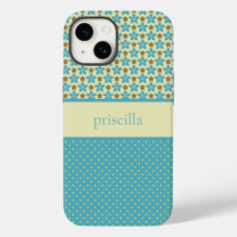 Aangepaste Flowers en Polka Dots Phone Case