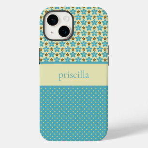 Aangepaste Flowers en Polka Dots Phone Case