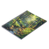 Aangepaste fluisteraars van het betoverde bos Geïn Notitieboek (Linkerzijde)