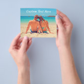 Aangepaste Flyer met Tekst en Foto's (Hand)