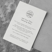 Aangepaste Flyer | Modern Zakelijk Logo Grijze Fly