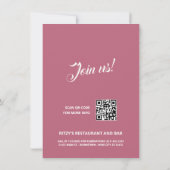 Aangepaste Flyer Uitnodiging voor Diner en Wijn Fo (Achterkant)