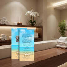 Aangepaste Flyer voor Beach Spa Massage Services M