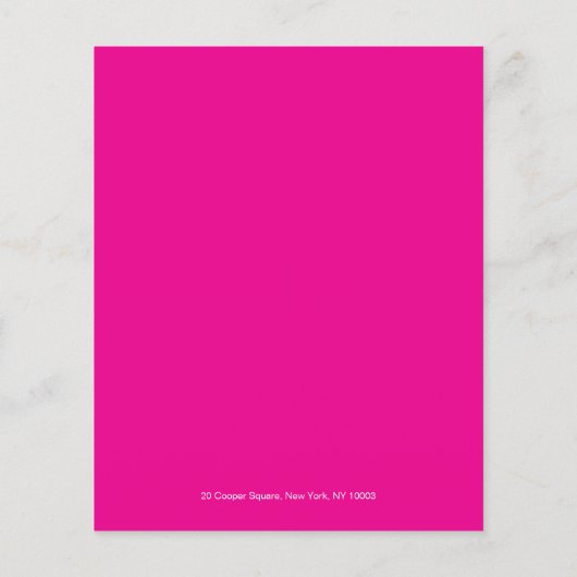 Aangepaste flyer voor lipvulservice (Achterkant)