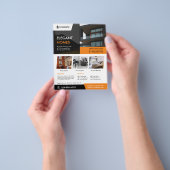 Aangepaste flyer voor onroerend goed (Hand)
