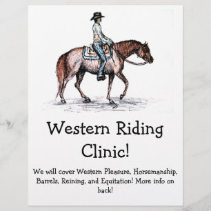Aangepaste Flyer voor Schuur- of Paardengebeurteni