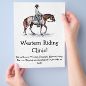 Aangepaste Flyer voor Schuur- of Paardengebeurteni (Hand)