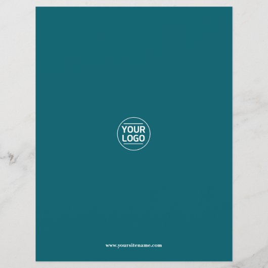 Aangepaste flyer voor slotenmakersdiensten (Achterkant)