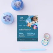 Aangepaste flyer voor tandheelkundige diensten (Enkel)