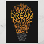 Aangepaste flyers voor Inspirerend lamp (Voorkant)